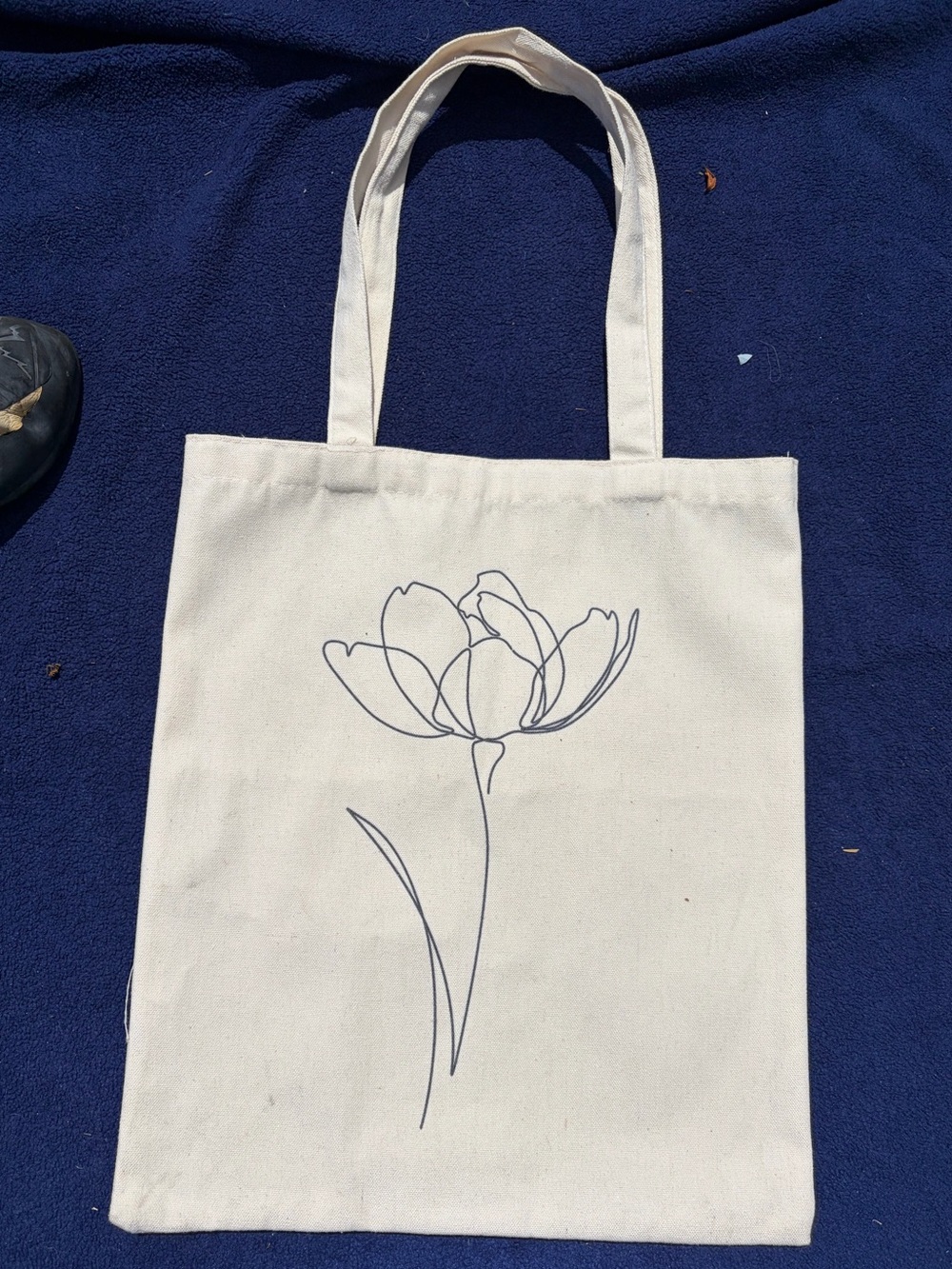 Floral Canvas Tote